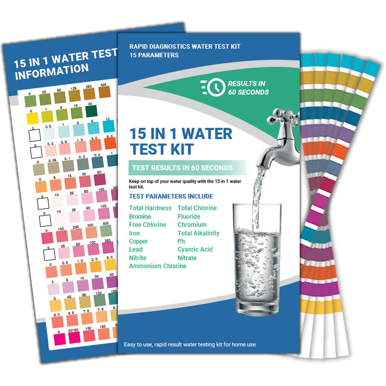 Water Test Kit Strips Test Kit | Water Purity Test Kit - Allora