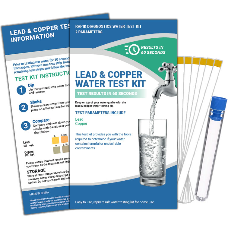 Plumbing Copper & Lead Water Test Kit Allora Water Test Kits